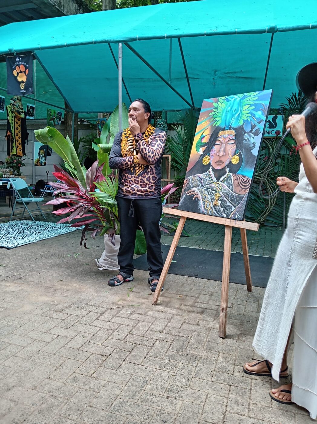 Painting presentation event